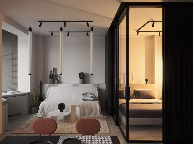 Маленькие квартиры: 15 стильных решений для зонирования