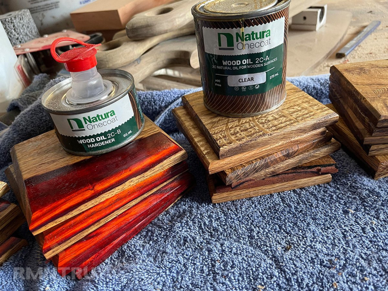 Выбор и применение цветного масла для древесины